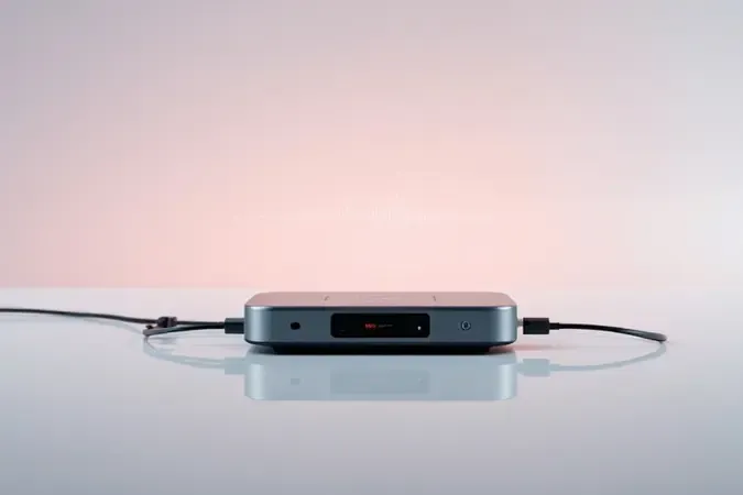 Render conceitual de conectividade digital e modelagem de som para pedaleira de guitarra